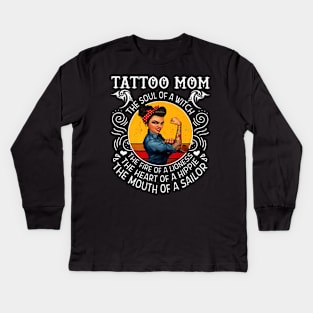 Tattoo Mom The Soul Kids Long Sleeve T-Shirt